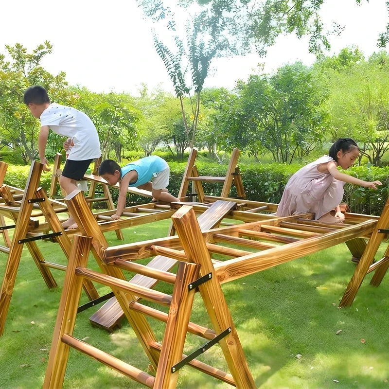 8-Piece Outdoor Game Fitness Ladder
- Foldable