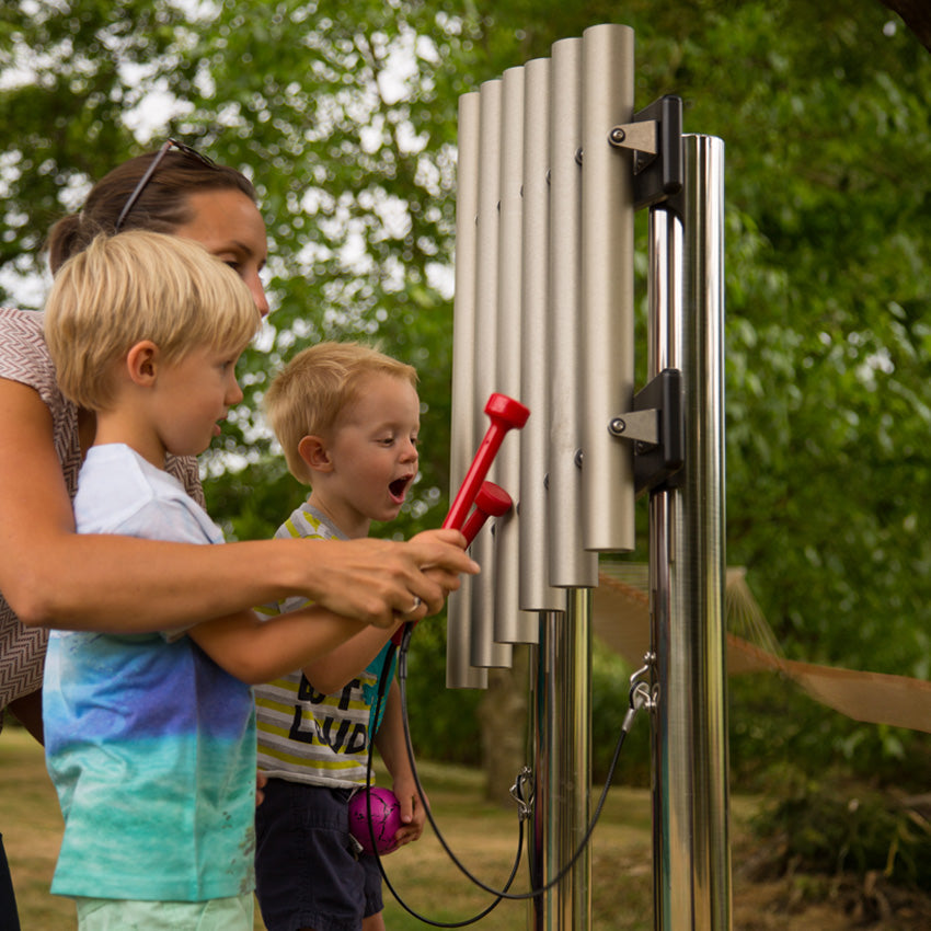 Percussion Play soprano pentatonic freechimes - Ground install
