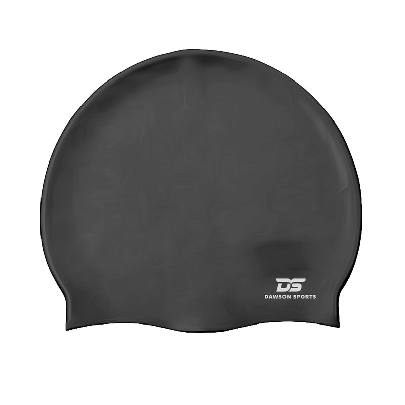 DS Adult Silicone Swimming Cap - Black