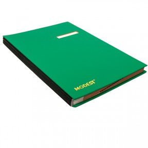 MODEST SIGNATURE BOOK 20 P 1403 GREEN
