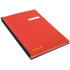 MODEST SIGNATURE BOOK A - Z 1404 RED
