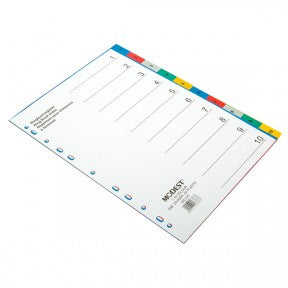 MODEST DIVIDER 10 Col Pvc W/N MS 210