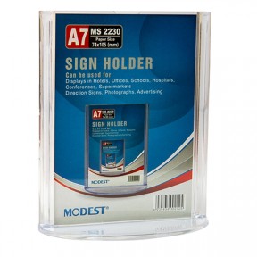 MODEST SIGN HOLDER A7 V MS 2230