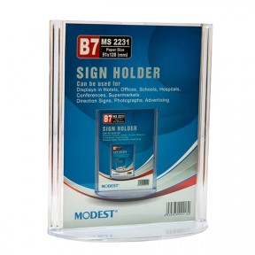 MODEST SIGN HOLDER B7 V MS 2231