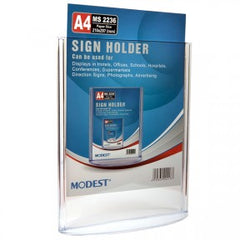 MODEST SIGN HOLDER A4 V MS 2236