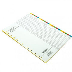 MODEST DIVIDER 20 COL PAPER W/N MS 404