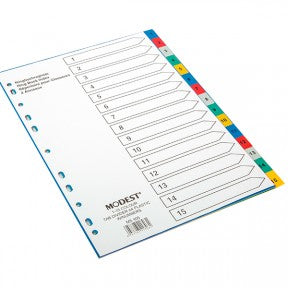 MODEST DIVIDER 15 COL PVC W/N MS 405