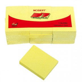 MODEST POST IT PAD 1.5 X 2 MS 653