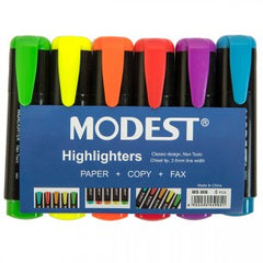MODEST HIGHLIGHTER SET OF 6 COL MS 806