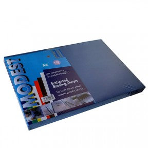 MODEST BINDING SHEET A3 BLUE
