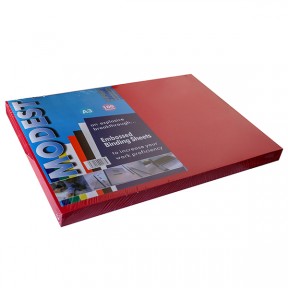 MODEST BINDING SHEET A3 RED
