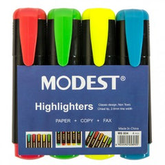 MODEST HIGHLIGHTER SET 4 COL MS804