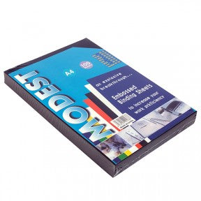 MODEST BINDING SHEET A4 BLACK