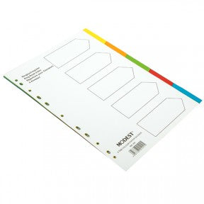 MODEST DIVIDER 5 COL PAPER MS 150