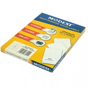 MODEST LASER LABELS 99.1 X 38.1 mm 14 L MS 90014