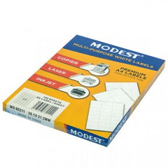 MODEST LASER LABELS 38.1 X 21.2 mm 65 L MS 90211