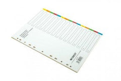 MODEST DIVIDER 15 COL PAPER W/ N MS 409