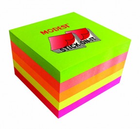 MODEST POST IT PAD 3 x 3 MS 6540 NEON