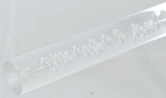 Bubble Acrylic Rod 20mm x 500mm - Clear