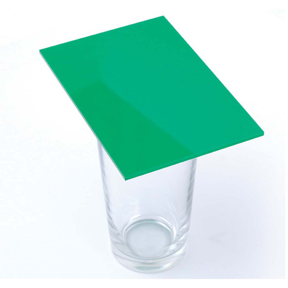 Cast Acrylic 3mm Sheet - Solid Green 1000 x 600mm