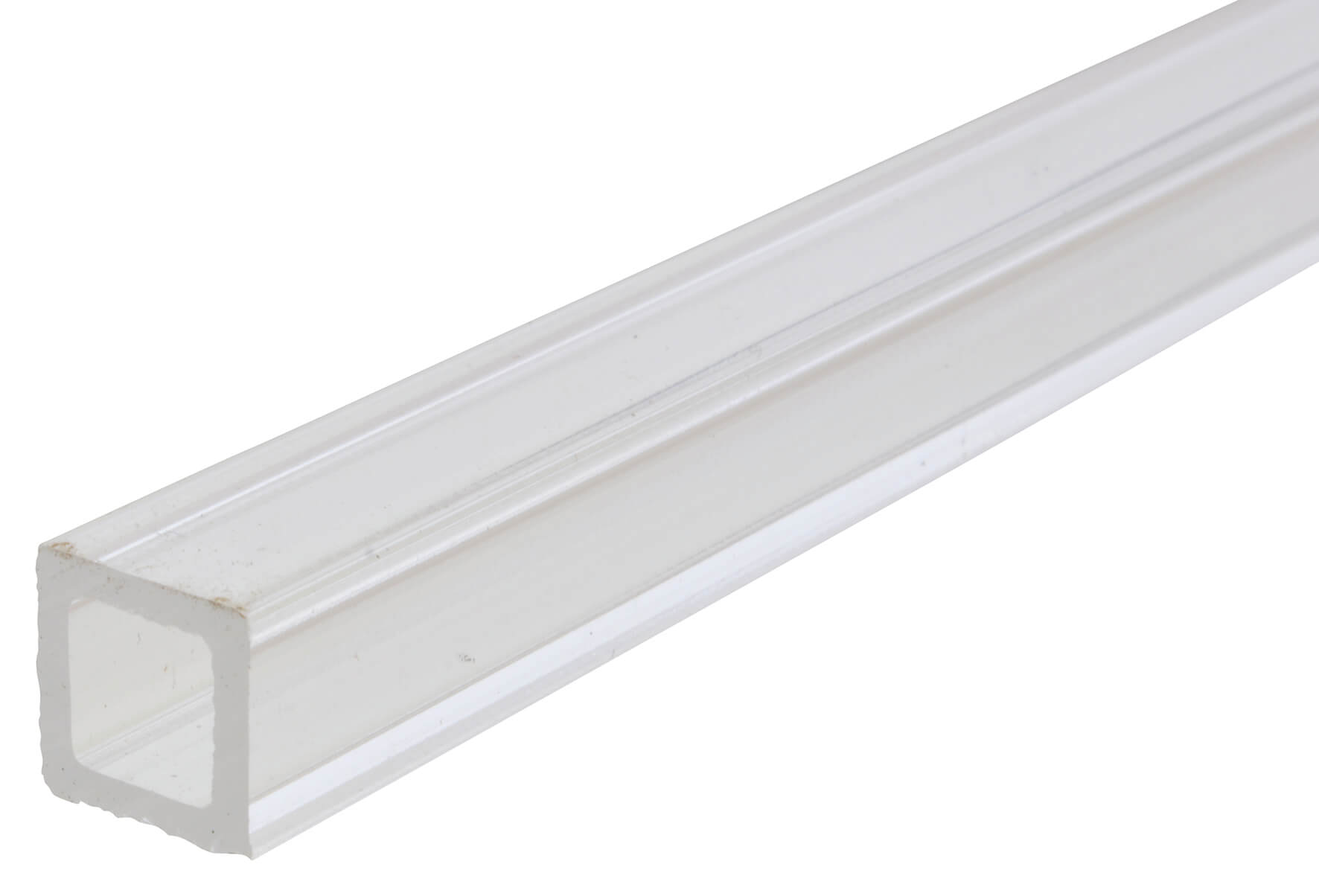 Clear Acrylic Square Tube 12.5-9.5mm x 610mm