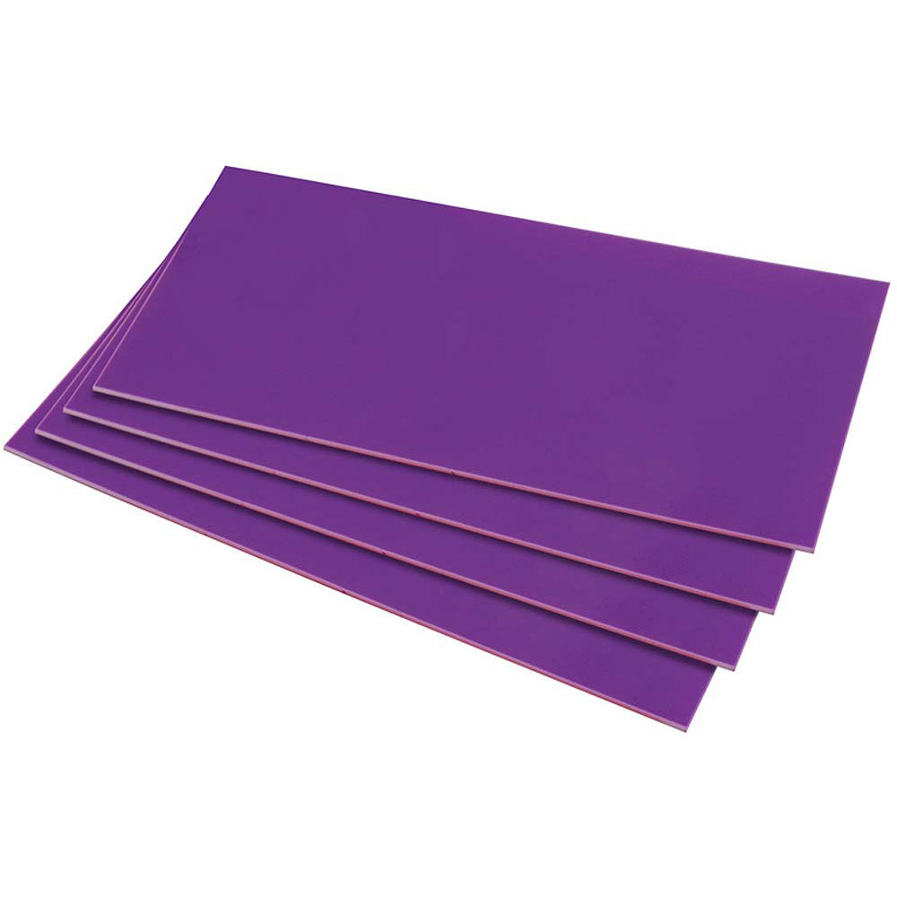 HIPS 1.5mm Sheet - 508mm x 457mm - Purple