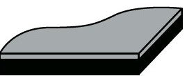 Laserable Engraving Laminate - 600 x 300mm - Silver on Black
