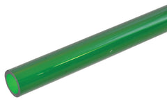 Transparent Acrylic Tube 9.5-6.4mm x 610mm - Green