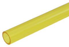 Transparent Acrylic Tube 9.5-6.4mm x 610mm - Yellow