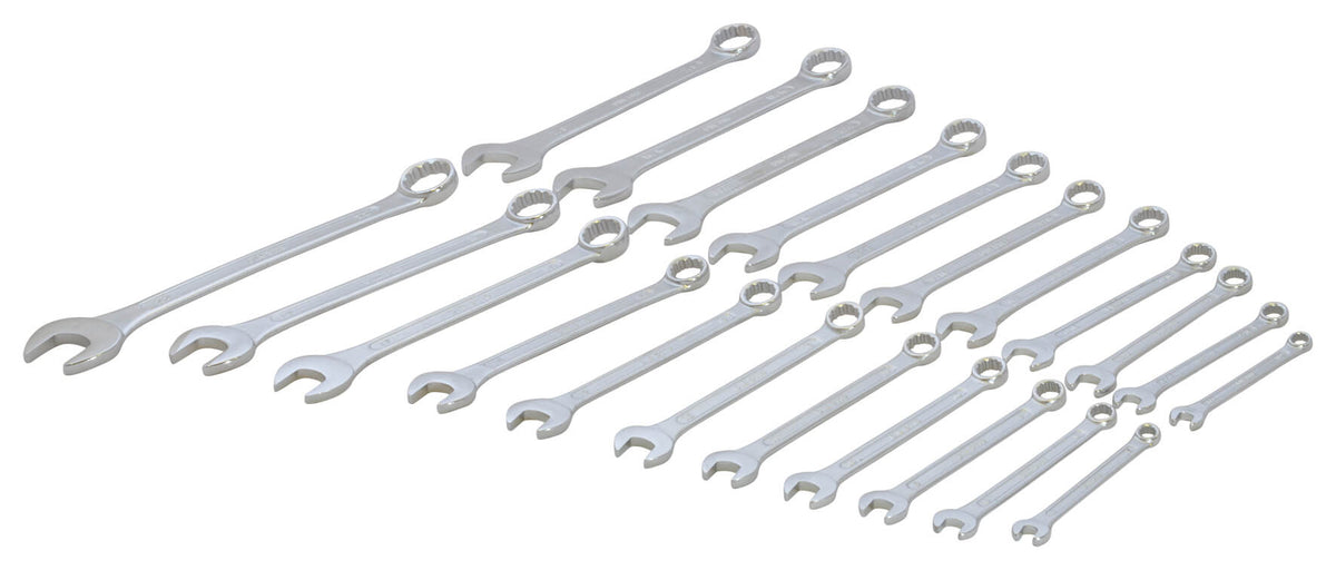 Combination Spanner Set - Metric-Imperial - 22 Piece