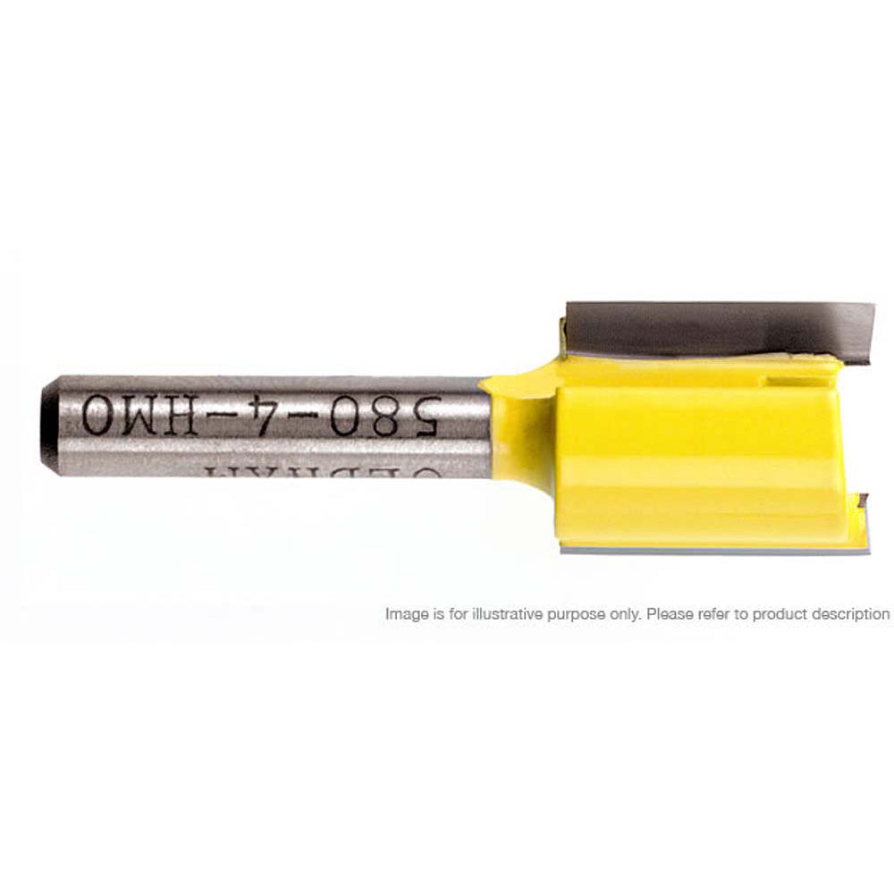 Viper Hinge Mortising Router Cutter, 3-4in D x 1-2in L x 1-4in Shank - No.105