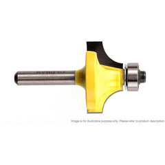 Viper Roundover Router Cutter, 1-8in R x 3-4in D x 13-32in L x 1-4in Shank - No.299