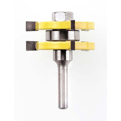 Viper Tongue & Groove Assembly Router Cutter, 1 7-8 D x 7-32in L x 1-2in Shank - No.328