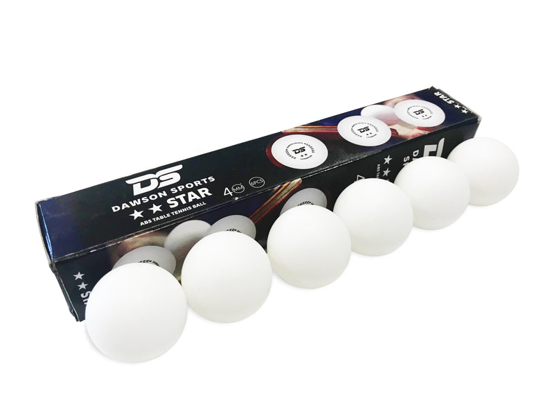 DS DS Table Tennis Balls - (Pack of 6) White