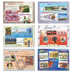 Pack of 6 posters - understanding and exploring the elements of music