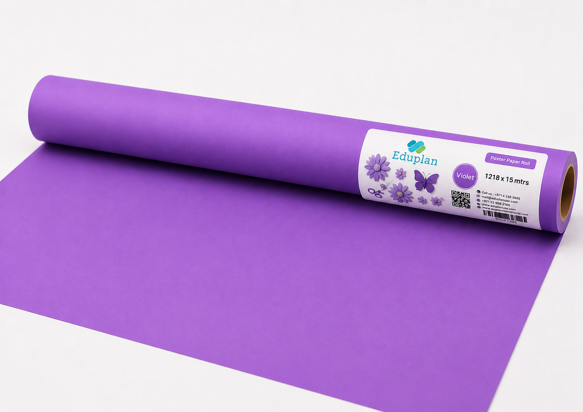 Eduplan Poster Paper Roll 1218x15M VIOLET