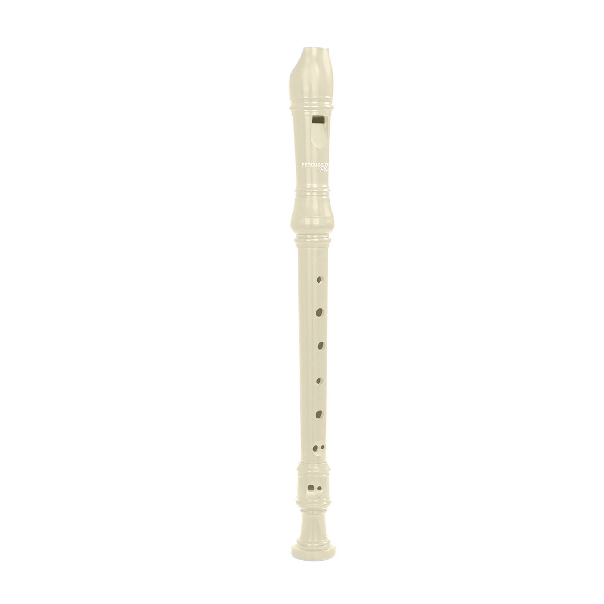 Percussion Plus PP1612 descant recorder - Solid matt ivory