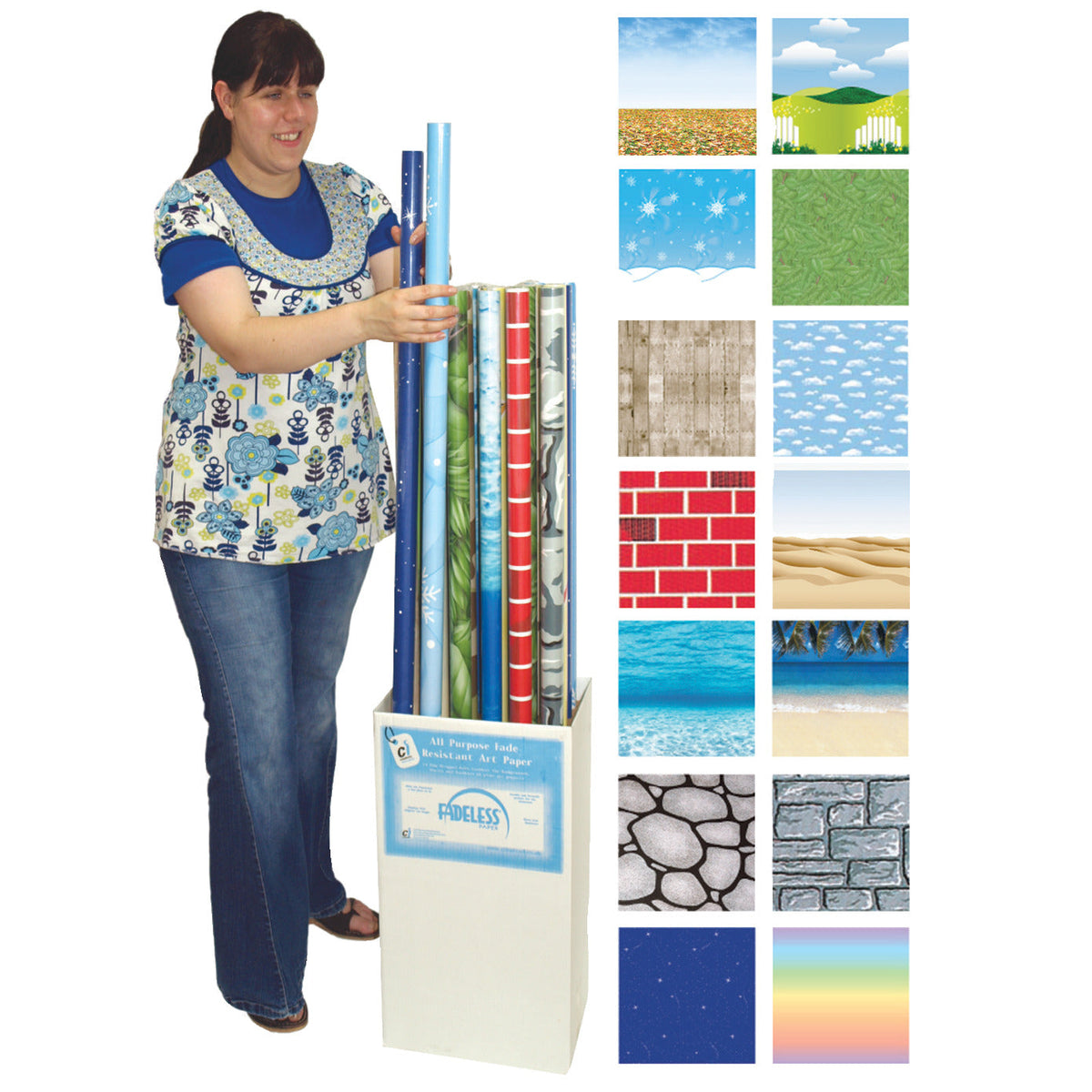 Fadeless Paper Rolls 3.6M Pk24