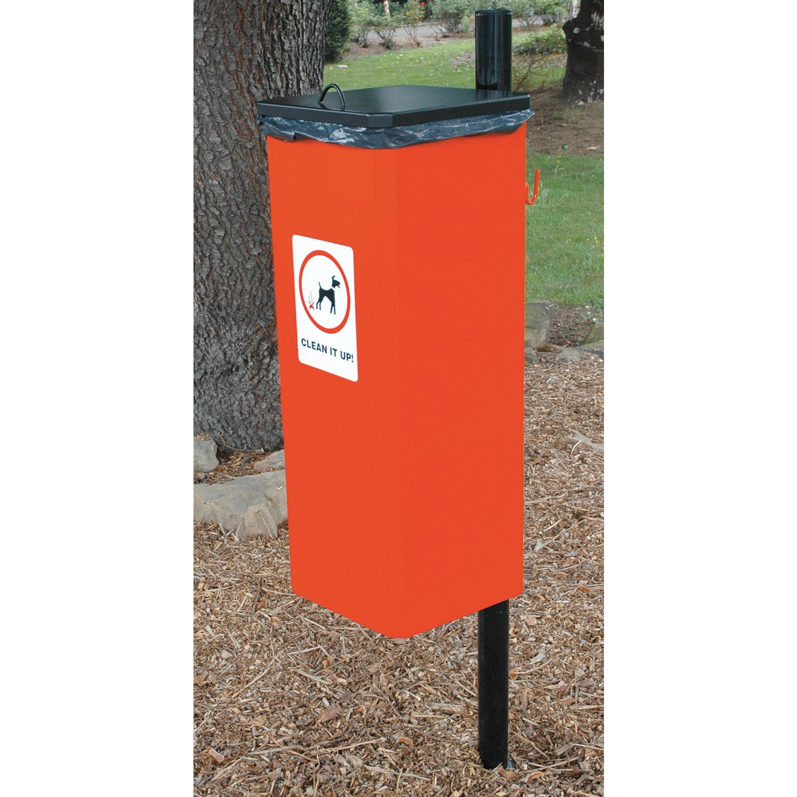 Sirius Post Mounted Dog Waste Bin