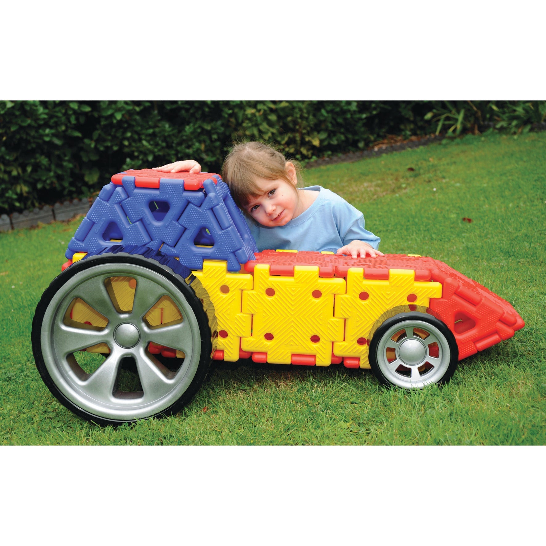Giant Polydron Vehicle Set 32 Pcs