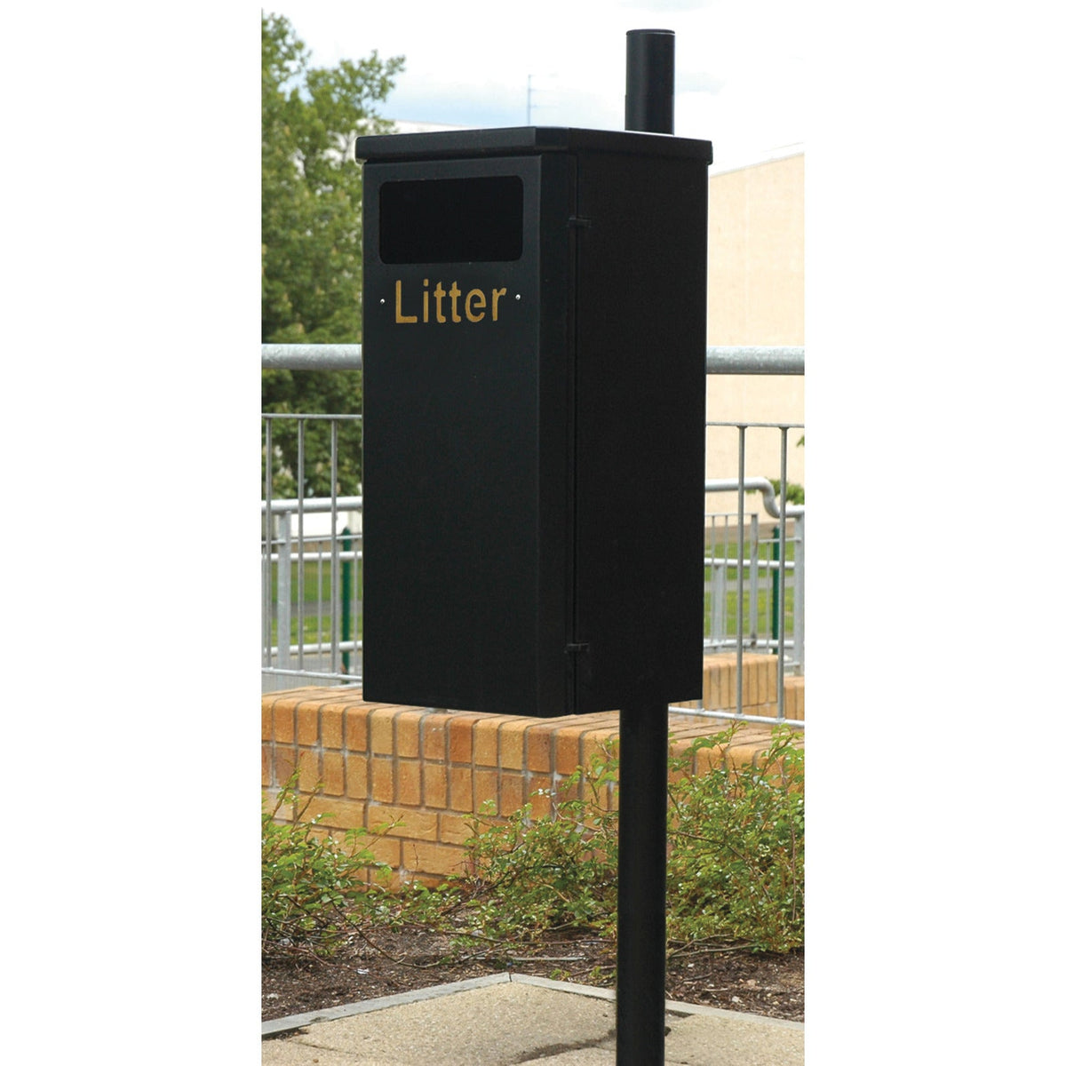 Bin Hercules Post Mounted 40 Litre