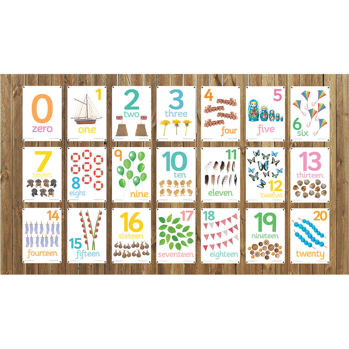 Numbers 1-20 Outdoor Set