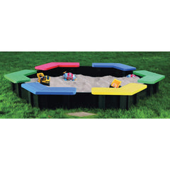 Recycled Plastic Hexagonal Sandpit