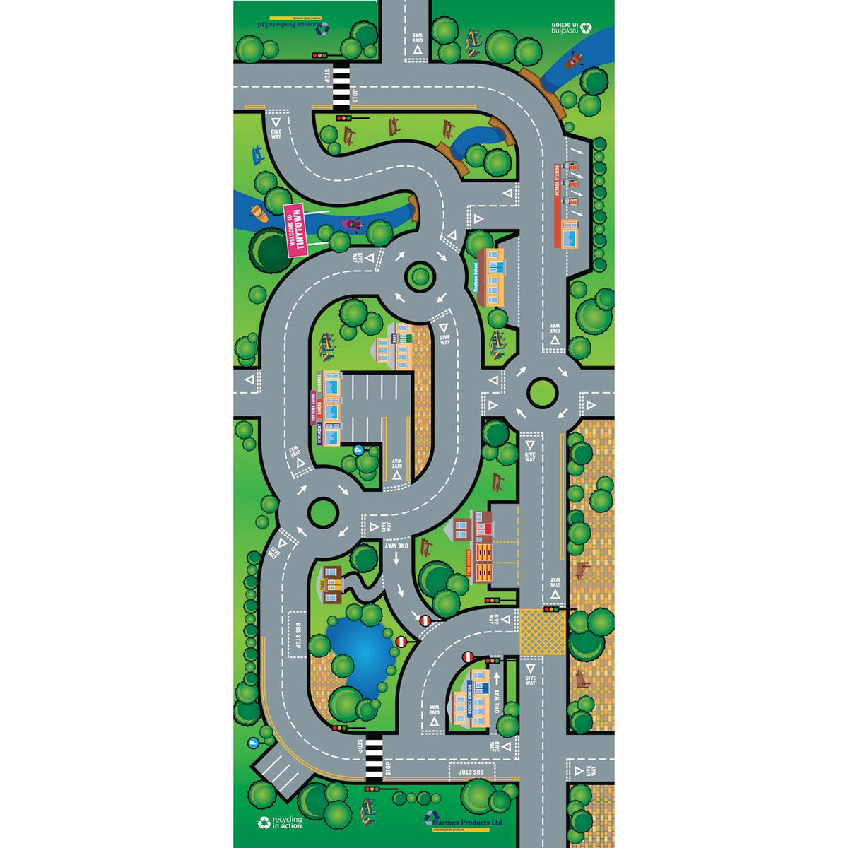 Gameboard Teeny Tots Tinytown 450 X