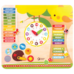 Classic World Wooden Calendar
