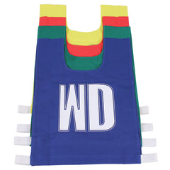 Netball Bib Cotton Medium Blue