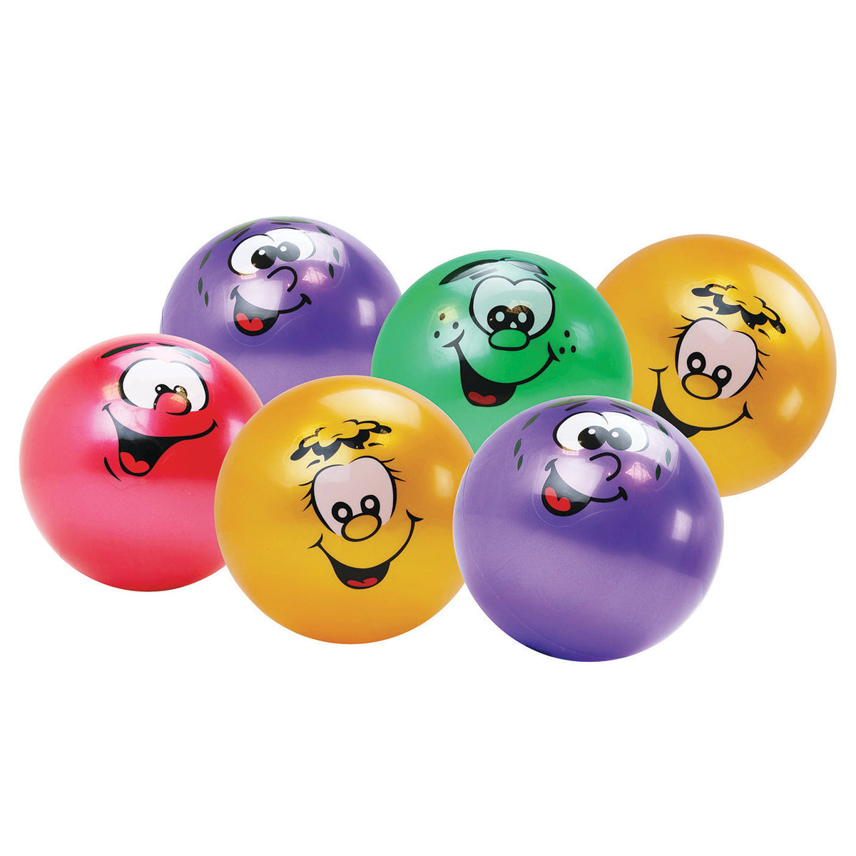Face Balls - Set Of 6