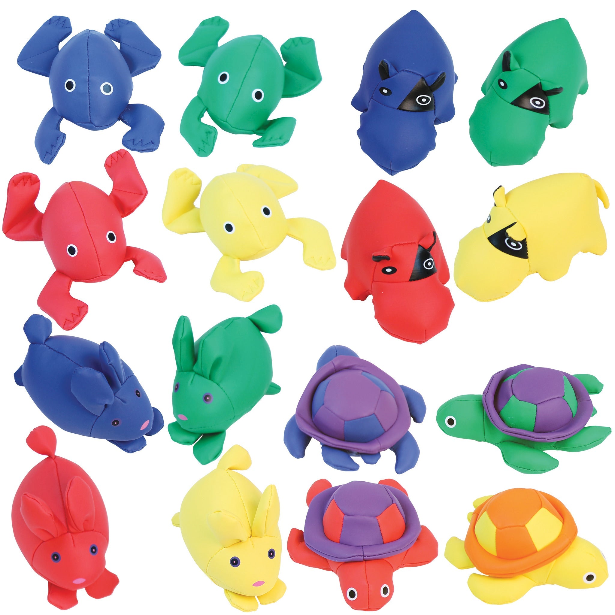 Animal Bean Bags - Set Of 16