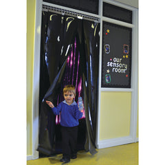 Blackout Pvc Strip Door Single