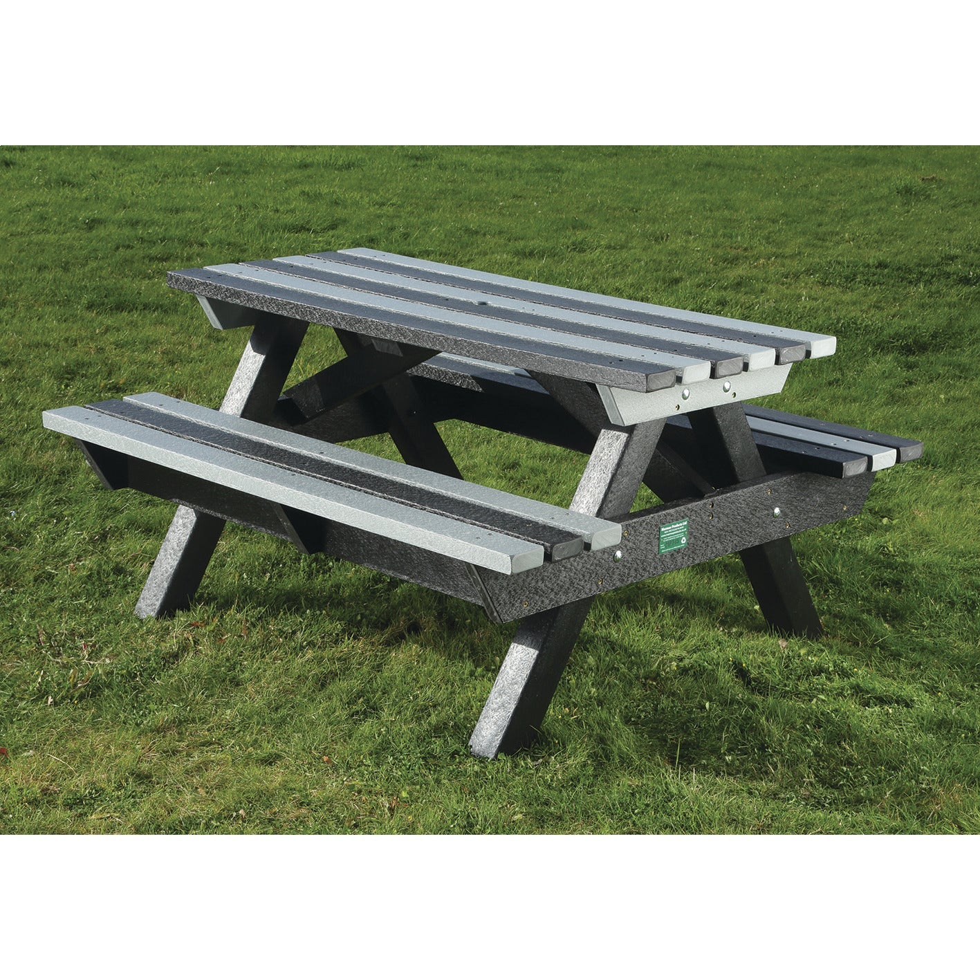 Heavy Duty Picnic Bench Black&Grey